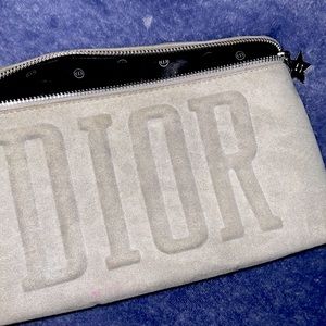 Christian Dior grey pouch